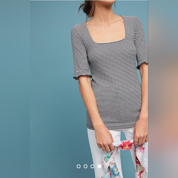 Anthropologie Fifth Label Portia Striped Top - Picture 3 of 5